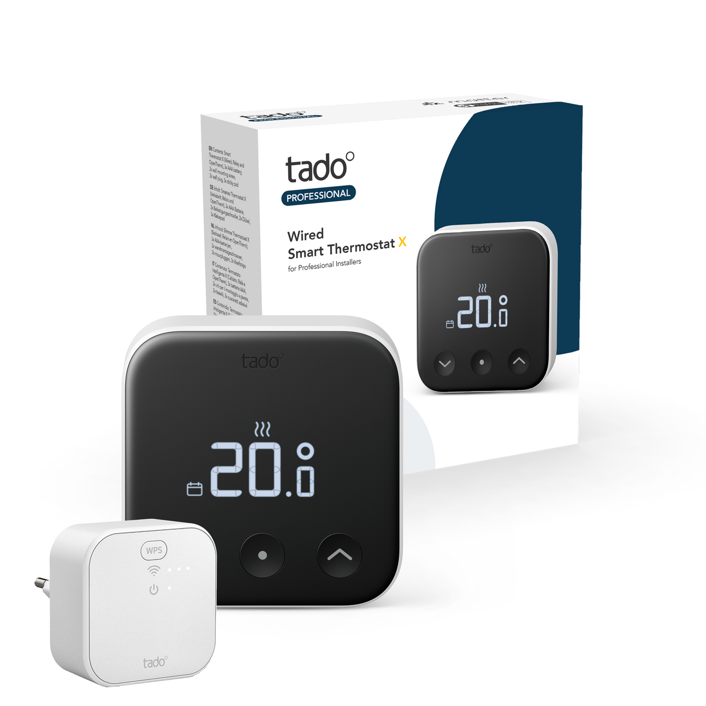 Kabelgebundener intelligenter Tado PRO-Thermostat