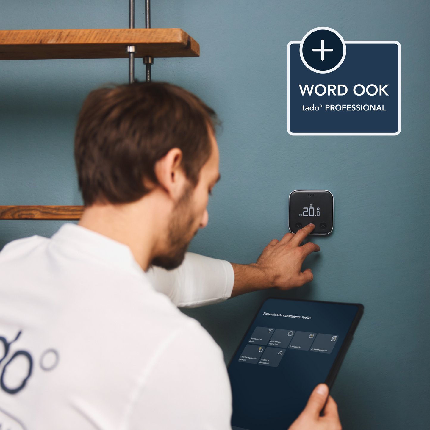 Kabelgebundener intelligenter Tado PRO-Thermostat