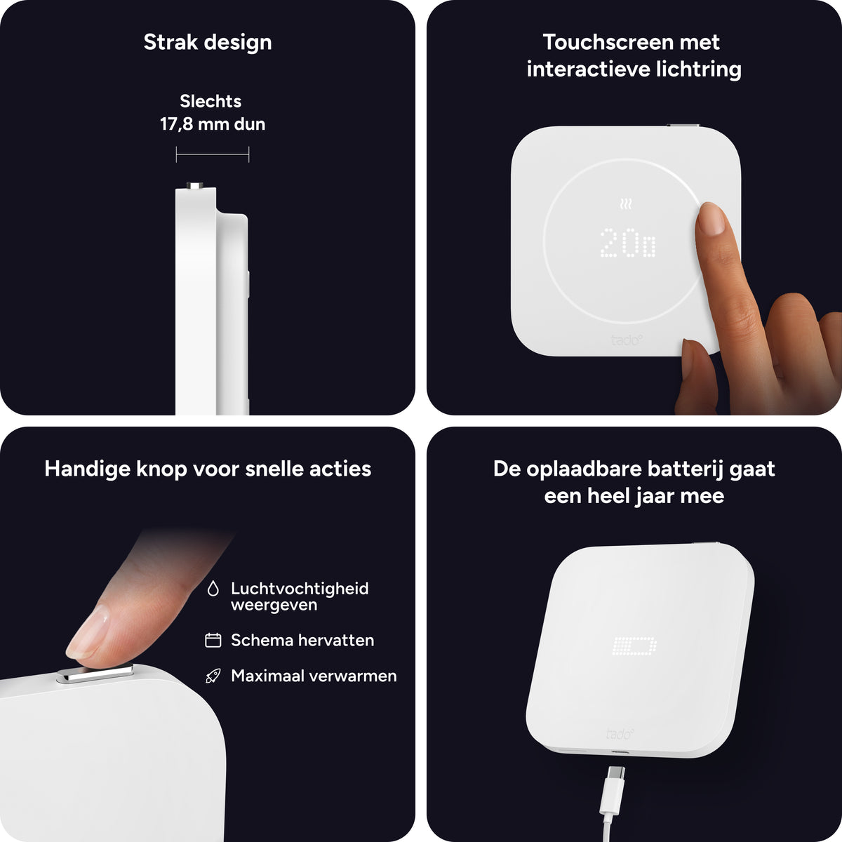 tado° Pro Starter Kit - Wired Smart Thermostat X (2nd gen)